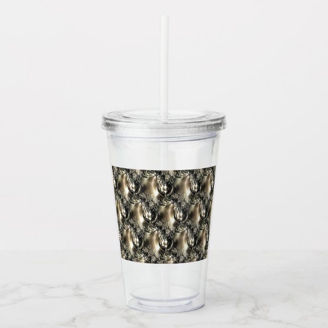 Gilded Pearls Acrylic Tumbler (Front)