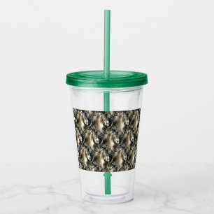 Gilded Pearls Acrylic Tumbler