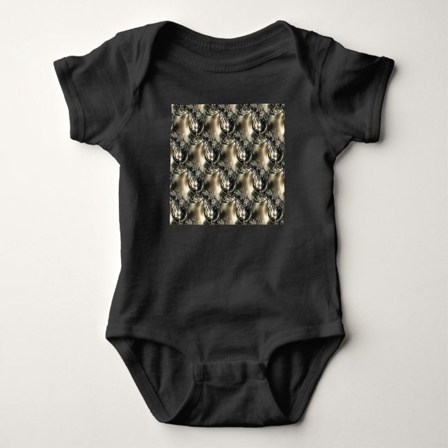 Gilded Pearls Baby Bodysuit (Front)