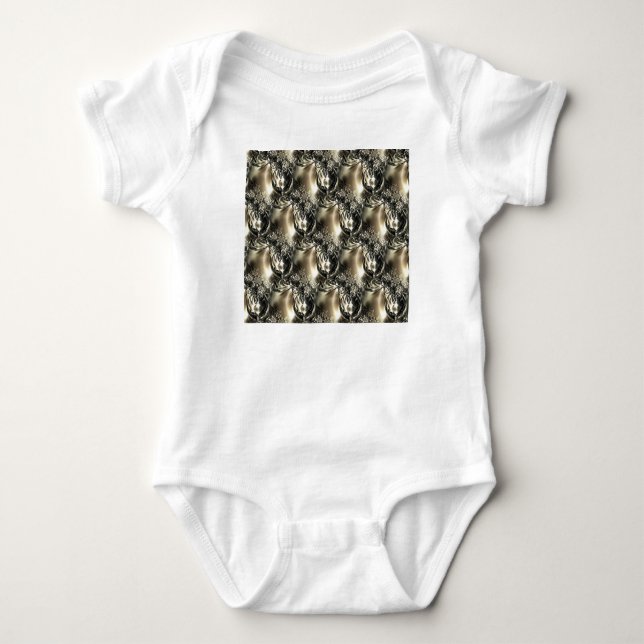 Gilded Pearls Baby Bodysuit (Front)