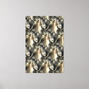 Gilded Pearls Canvas Print
