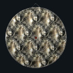 Gilded Pearls Dartboard<br><div class="desc">Follow my work and brand on Instagram @MRNStudios</div>