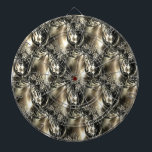 Gilded Pearls Dartboard<br><div class="desc">Follow my work and brand on Instagram @MRNStudios</div>