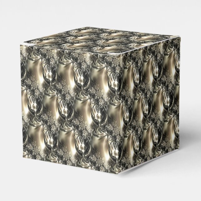 Gilded Pearls Favour Box (Front Side)