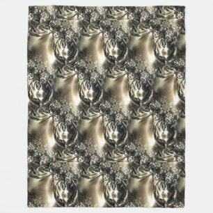Gilded Pearls Fleece Blanket