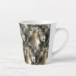 Gilded Pearls Latte Mug