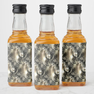 Gilded Pearls Liquor Bottle Label