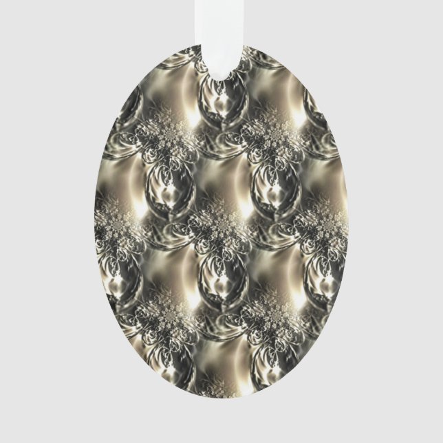 Gilded Pearls Ornament (Front)