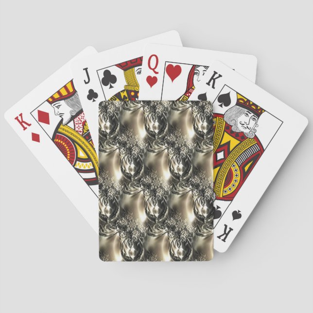 Gilded Pearls Playing Cards (Back)