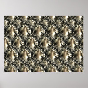 Gilded Pearls Poster