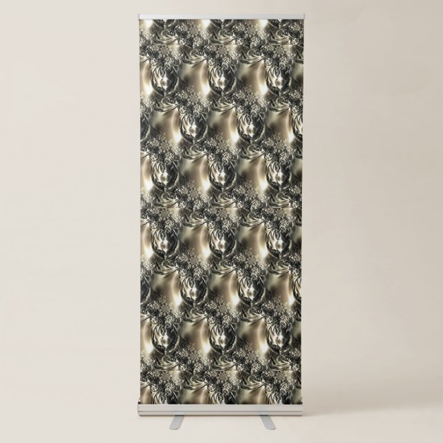 Gilded Pearls Retractable Banner (Front)