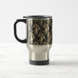 Gilded Pearls Travel Mug
