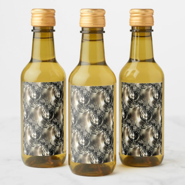 Gilded Pearls Wine Label (Bottles)