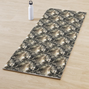 Gilded Pearls Yoga Mat