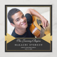 Gilded | Photo Graduation Party Invitation