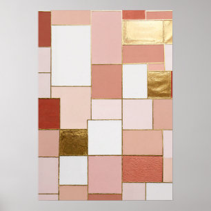 Gilded Rose Geometry Poster