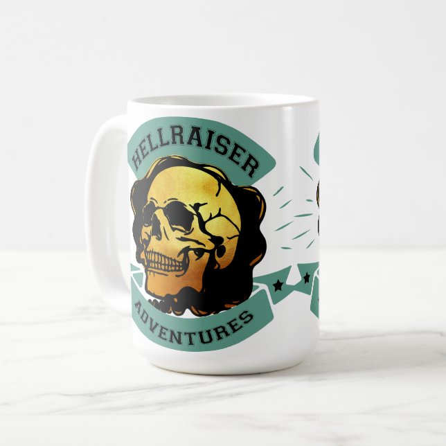 Gilded Skull Hellraiser Adventure Coffee Mug (Front Left)