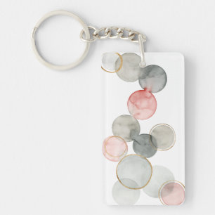 Gilded Spheres Key Ring
