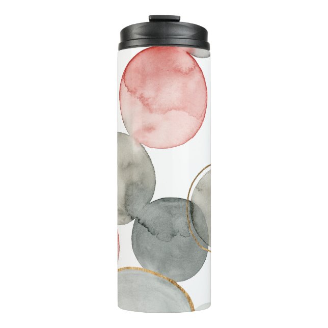 Gilded Spheres Thermal Tumbler (Front)