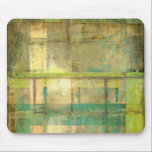 Gilded Turquoise and Green Abstract Painting Mouse Mat<br><div class="desc">An abstract painting by Jennifer Goldberger that utilises shades of gilded turquoise and green to create a warm,  familiar feeling. A nice stroll through the woods during the spring or summer would yield some of these same colours. Bring the gift of nature to your home by purchasing this piece!</div>