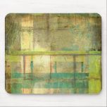 Gilded Turquoise and Green Abstract Painting Mouse Mat<br><div class="desc">An abstract painting by Jennifer Goldberger that utilises shades of gilded turquoise and green to create a warm,  familiar feeling. A nice stroll through the woods during the spring or summer would yield some of these same colours. Bring the gift of nature to your home by purchasing this piece!</div>