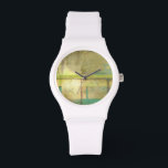Gilded Turquoise and Green Abstract Painting Watch<br><div class="desc">An abstract painting by Jennifer Goldberger that utilises shades of gilded turquoise and green to create a warm,  familiar feeling. A nice stroll through the woods during the spring or summer would yield some of these same colours. Bring the gift of nature to your home by purchasing this piece!</div>