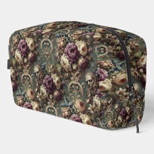 Gilded Unease – Gothic Victorian Floral Design Dopp Kit