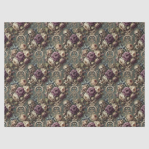 Gilded Unease – Gothic Victorian Floral Design Tissue Paper