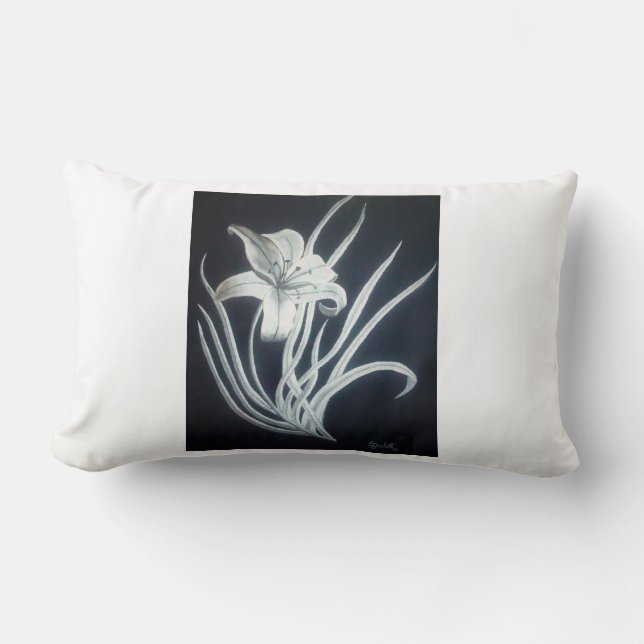 Gilding the Lily Lumbar Cushion (Front)