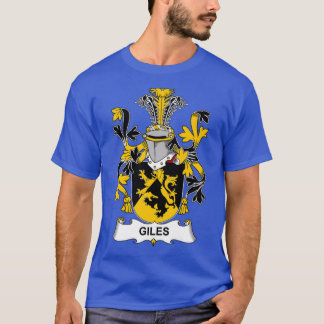 Giles Coat of Arms Family Crest  T-Shirt