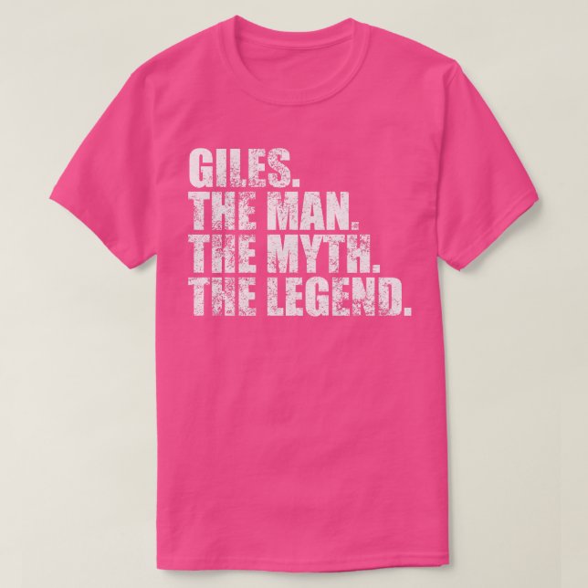 GilesGiles Family name Giles last Name Giles Surna T-Shirt (Design Front)