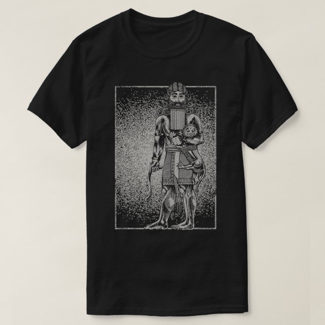 Gilgamesh Ancient Sumerian Deity Nimrod Anunnaki G T-Shirt (Design Front)