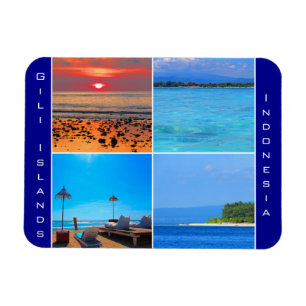 gili islands indonesia magnet