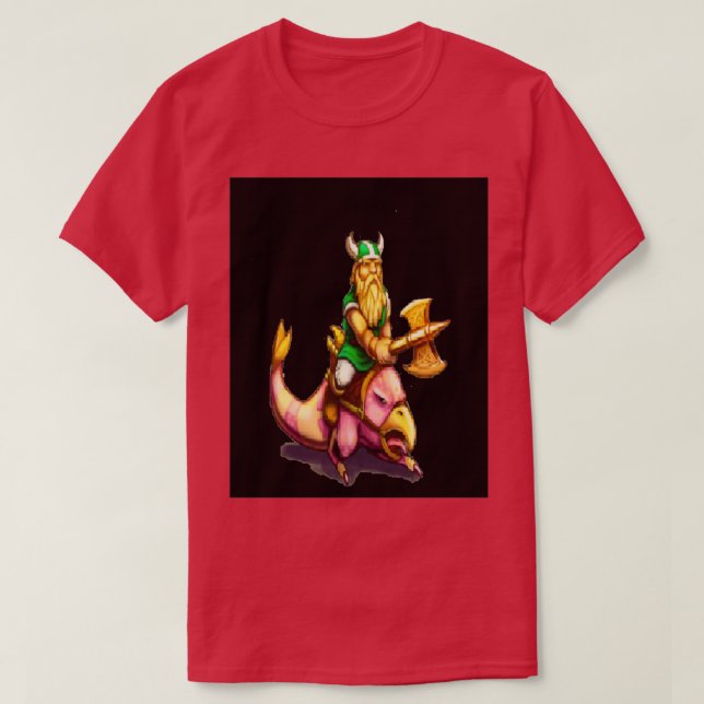 Gilius Thunderhead Golden Axe Graphic 4 T-Shirt (Design Front)