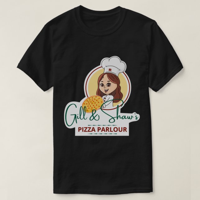 Gill _amp_ Shaw_s Pizza Parlour   T-Shirt (Design Front)