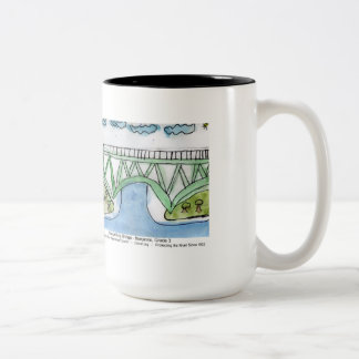 Gill-Montague Bridge painting mug
