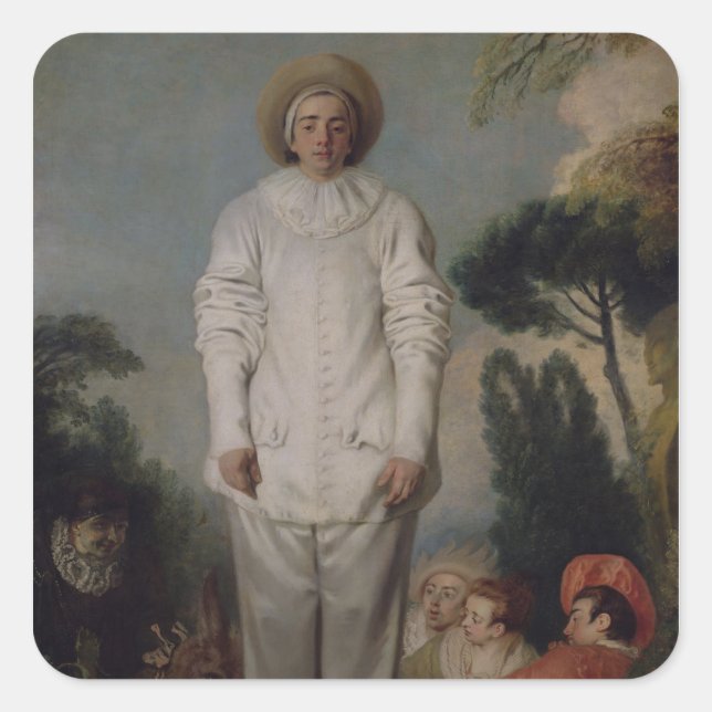 Gilles, c.1718-19 square sticker (Front)