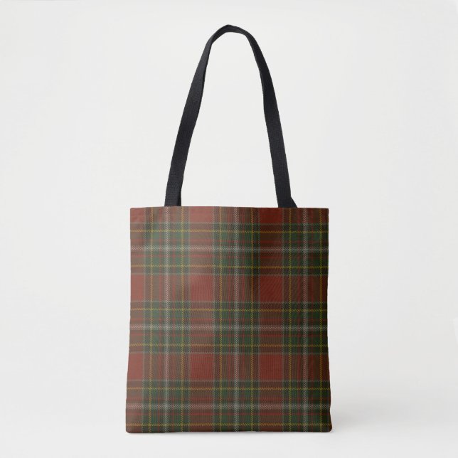 Gillespie Clan Tartan Tote Bag (Front)
