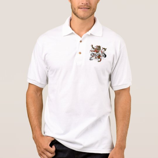 Gillespie Tartan Lion Polo Shirt