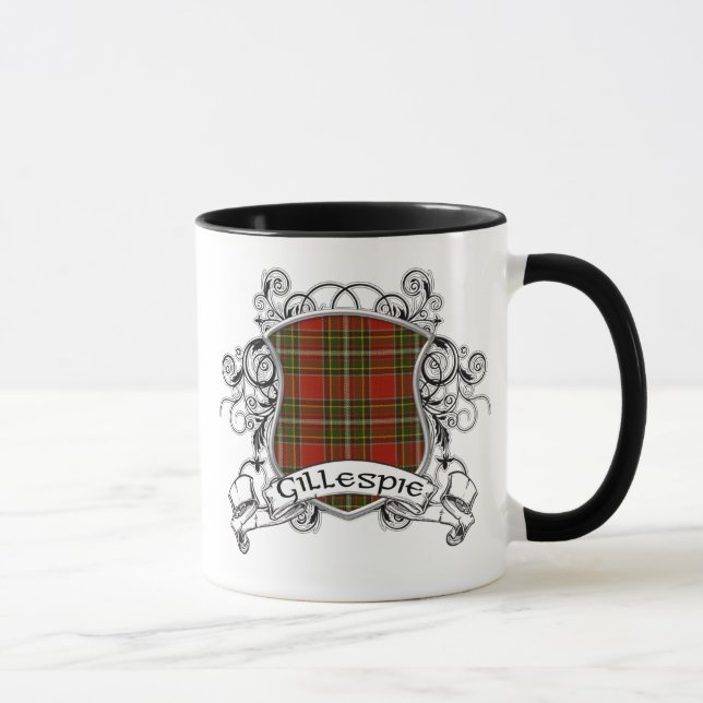 Gillespie Tartan Shield Mug (Right)