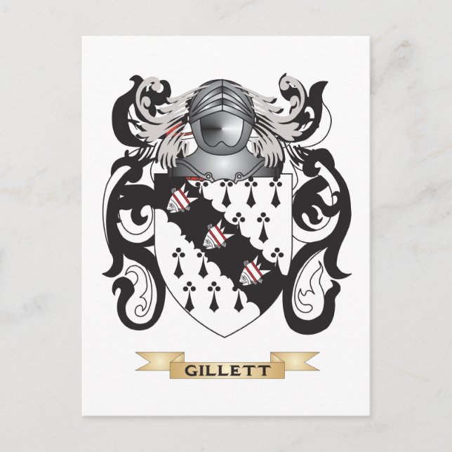 Gillett Coat of Arms Postcard (Front)