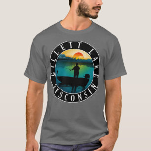Gillett Lake Wisconsin Fishing T-Shirt