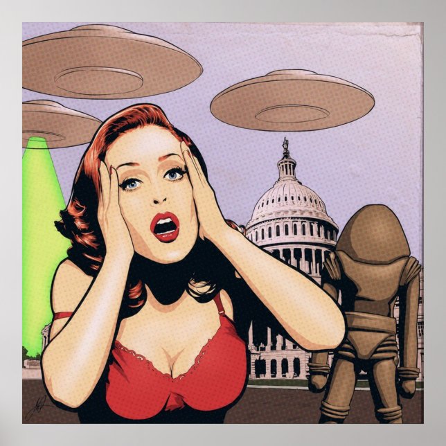 Gillian Anderson Poster (Front)