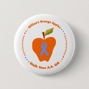 Gillian's Orange Apples 6 Cm Round Badge