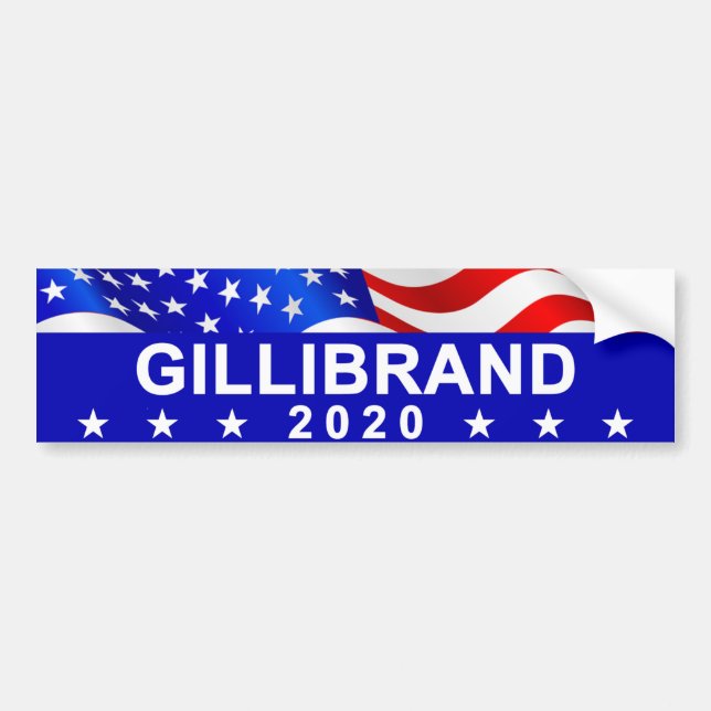Gillibrand 2020 bumper sticker (Front)