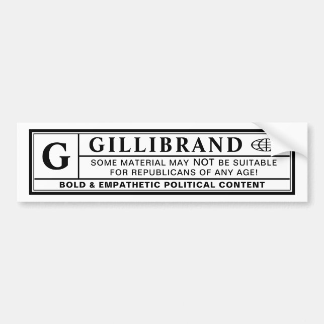 Gillibrand Warning Label (Front)