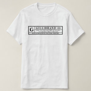 Gillibrand Warning Label T-Shirt