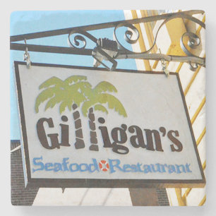 Gilligan's Seafood Restaurant Charleston, SC. Stone Coaster