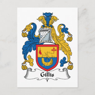 Gillis Family Crest Postcard