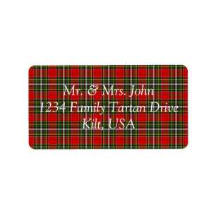 Gillispie Tartan Label